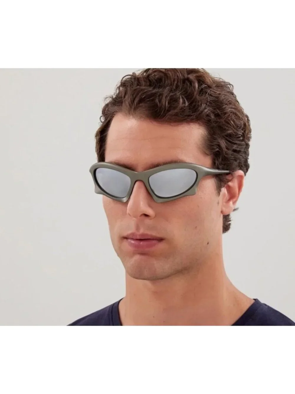 NEW BALENCIAGA SUNGLASSES BB0229S 006 UNISEX BLUE EYEWEAR BALENCIAGA